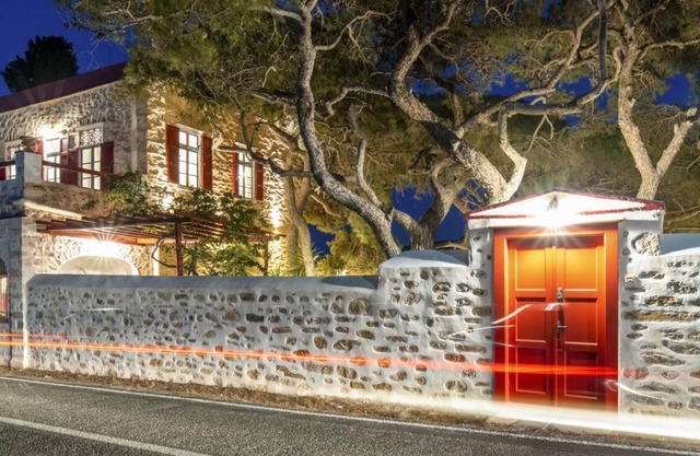 Villa Gaia Syros | 1800's Stone Building