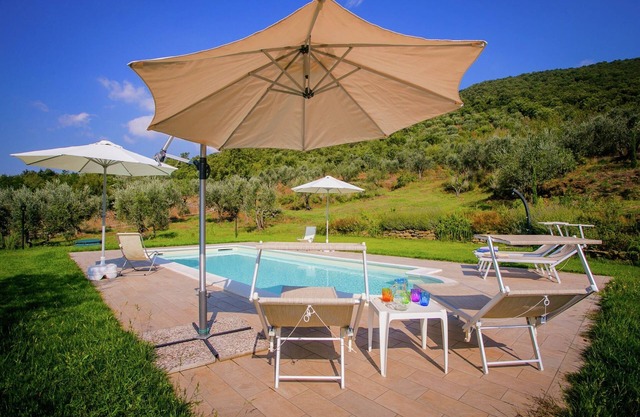 Villa de luxe à Cortona, avec piscine