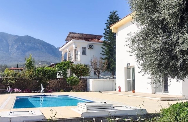 Villa Jacaranda with Superb Mountain & Sea Views+Pool & Gardens in Peaceful Area