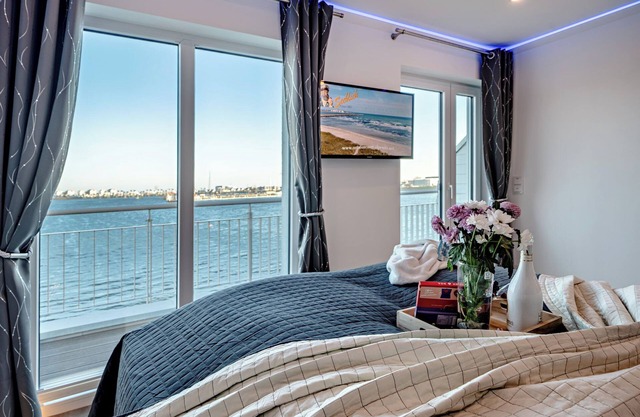 Villa 'Kapitän James Cook2' avec vue sur la mer, terrasse privée et Wi-Fi