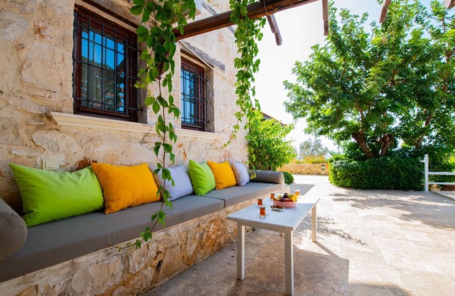 Villa Marsilya is stone house for 8 people with a magnificent Sea View in Kalkan