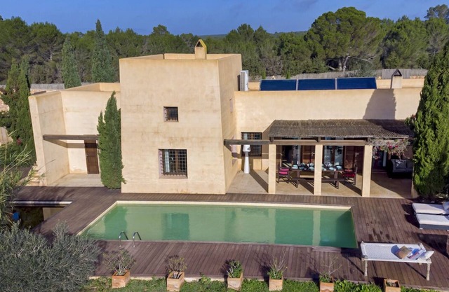 Villa privada en Formentera con piscina terreno a 5 minutos de playa