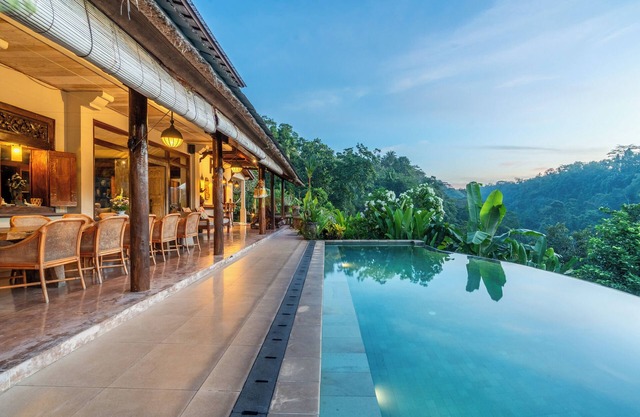 Villa Sagitta: Paix et tranquillité près d'Ubud avec de magnifiques vues sur les gorges de la rivière