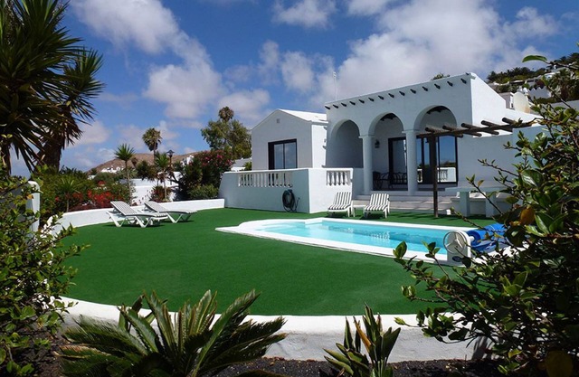 Villa Shibui Nazaret Lanzarote avec piscine privée chauffée et jardin