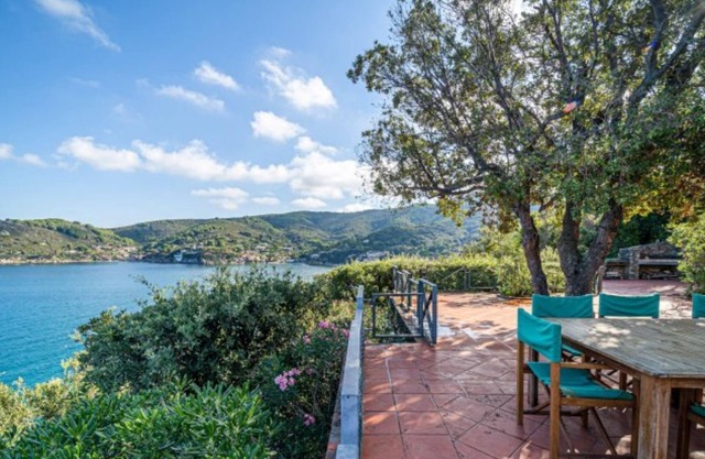 Villa Tramonto facing the seashore