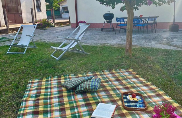 Villa with garden near Verona with pets allowed