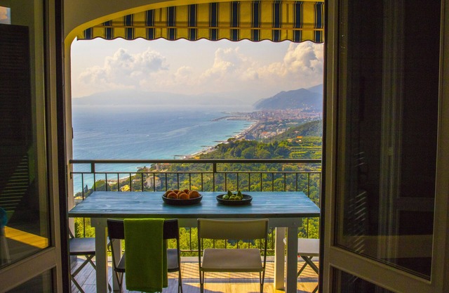 Villa avec jardin avec une vue splendide sur le golfe de Tigullio