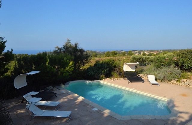 Villa 4**** vue mer Panoramique sans vis à vis et au calme avec piscine chauffée