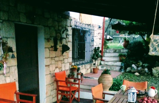 Villa avec vue et couleur grecque.
