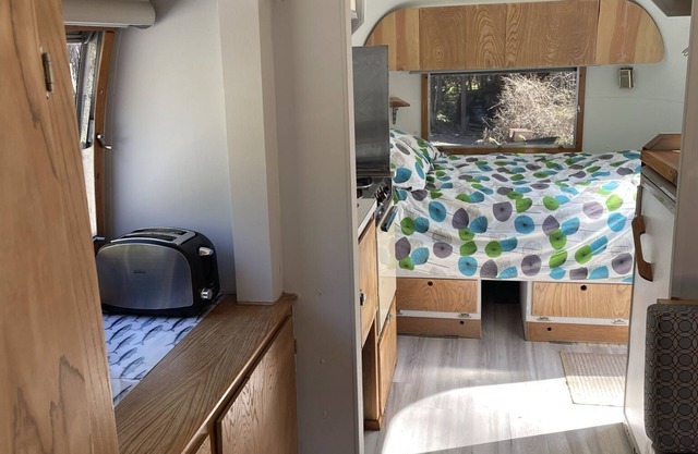 Airstream on the Cowichan River