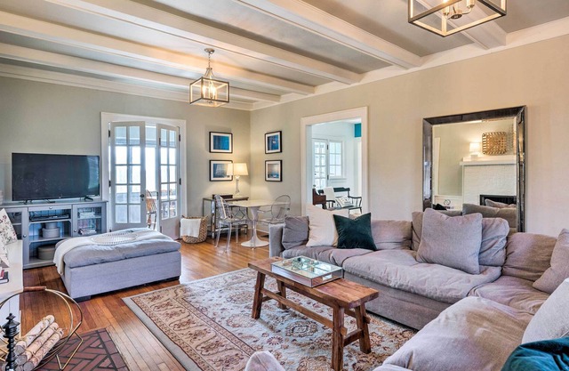 NEW! Vintage-Mod Getaway w/ Deck + Private Pool!
