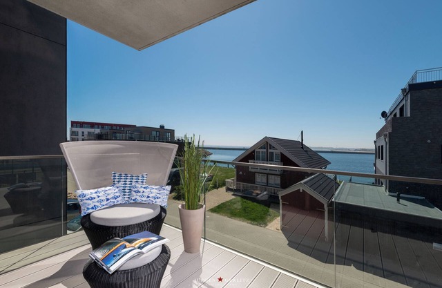 Luxueux appartement directement sur la mer Baltique, sauna, cheminée dans un endroit de rêve pour 4 personnes.