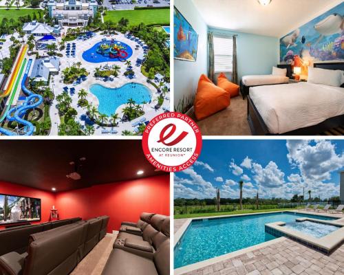 Vivid Home With Theater, Themed Room Near Disney With Waterpark & Resort Access At Encore Resort- 7662Ff