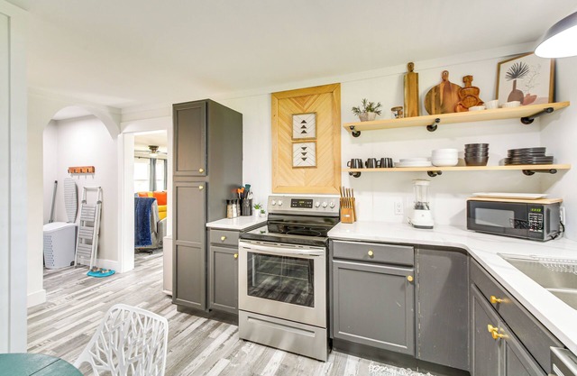 Walk to Casino: Home w/ Deck in Hot Springs!