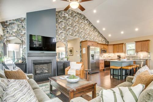 Walk to Dtwn Waynesville Home with Deck!