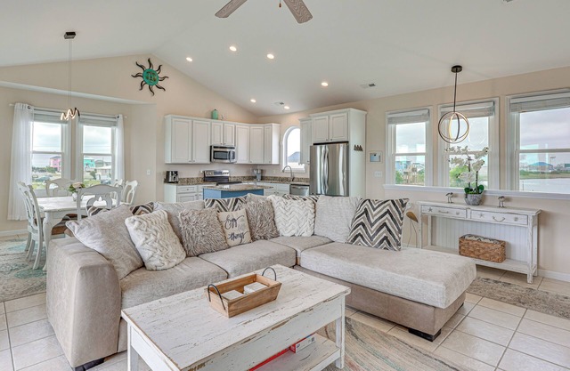 Walk to Surf City Beach: Ocean-view Home w/ Decks!