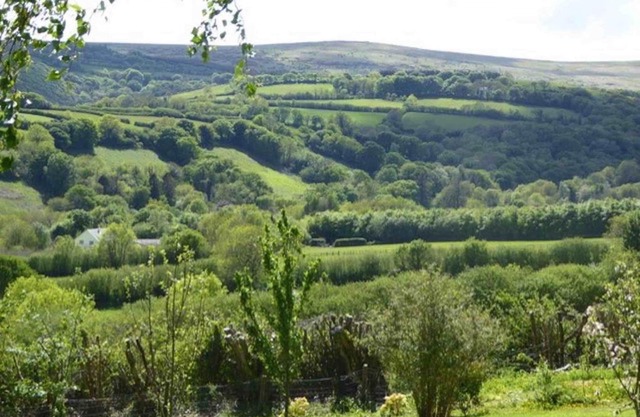 Walkers Retreat with garden and views