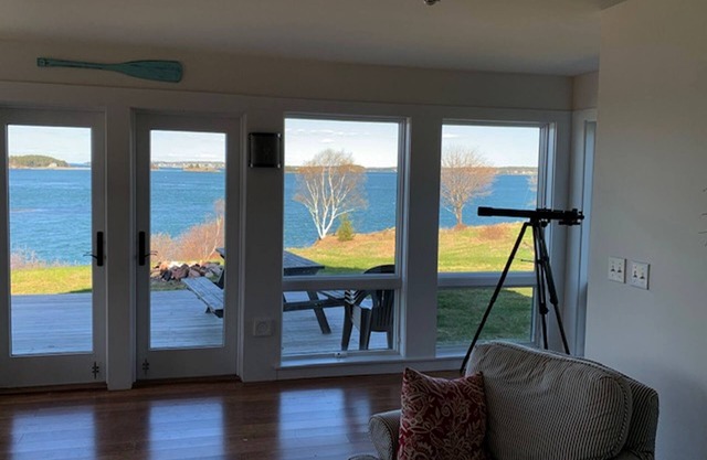 Watch whales, eagles & Old Sow from the Riviera in Eastport!