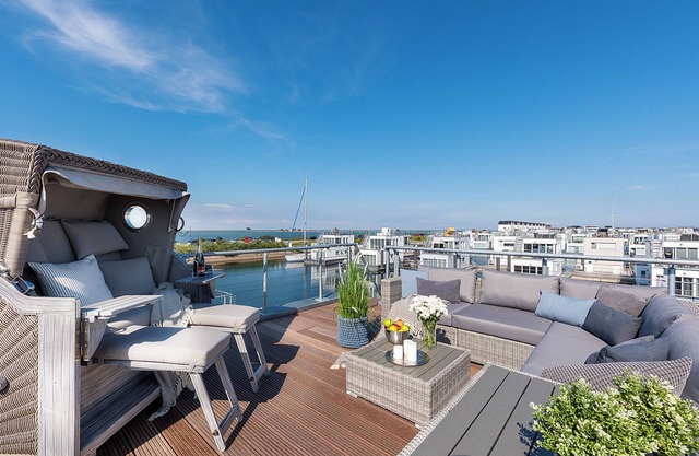 Harbor View Marina: terrasse sur le toit, vue sur la mer, sauna, rampe de mise à l'eau