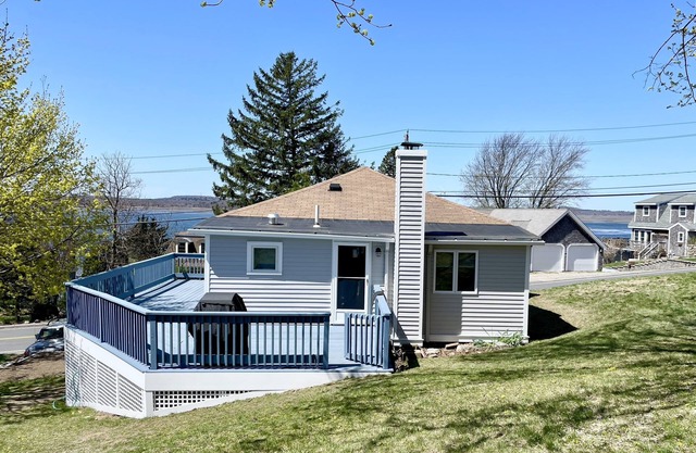 Water views of Plum Island sound and access to private, sandy beach