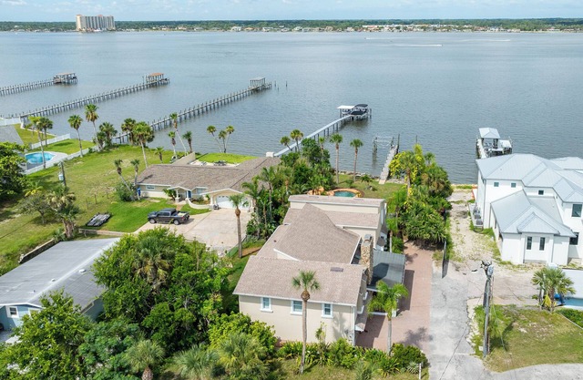 Sunset on the Riverfront | Dock | Bring the Boat | Waterfall Grotto Pool