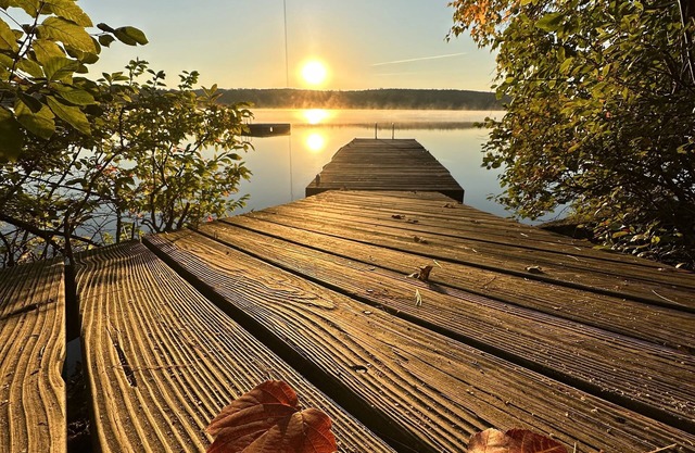 WATERFRONT 20 'du lac 20' DOCK 15acres sentiers 3Kayaks Canoe A / C FirepitGarden