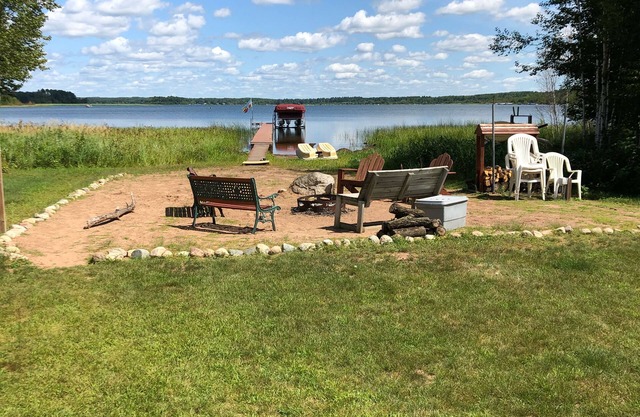 Waterfront Cabin Avec Sand Beach Sur Pristine Shell Lake