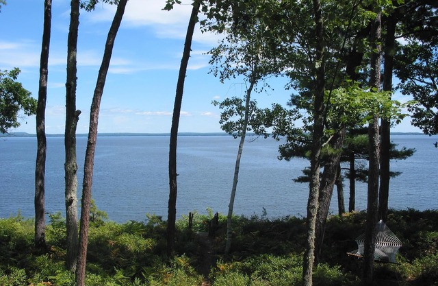 Confort et calme au bord de l'eau, plage privée de 200 pieds, surplombe des kilomètres de lac