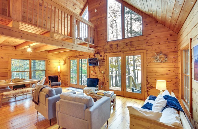Waterfront Dresden Cabin with Deck + Fire Pit!