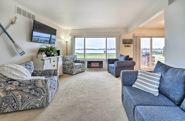 Waterfront East China Home w/ Dock & Patio!