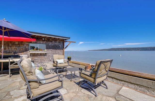 Waterfront Gem w/ 2 Patios on Camano Island