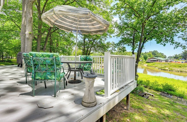 Waterfront Gladwin Home w/ Deck + Fire Pit!