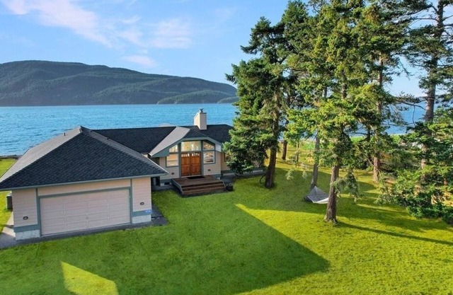 Waterfront home on Guemes, the San Juan’s quietest island