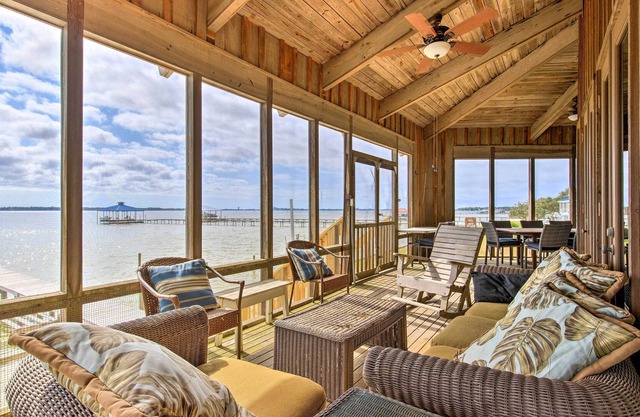 Waterfront Home on Perdido Bay: Private Dock, View