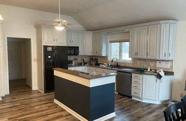 Waterfront home on Pigeon Roost Creek at lake center. Easy access to main lake.
