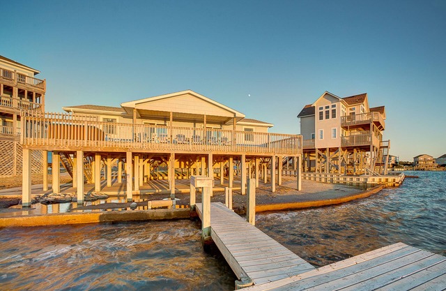 Waterfront home on the sound with private dock, hot tub, decks & amazing views