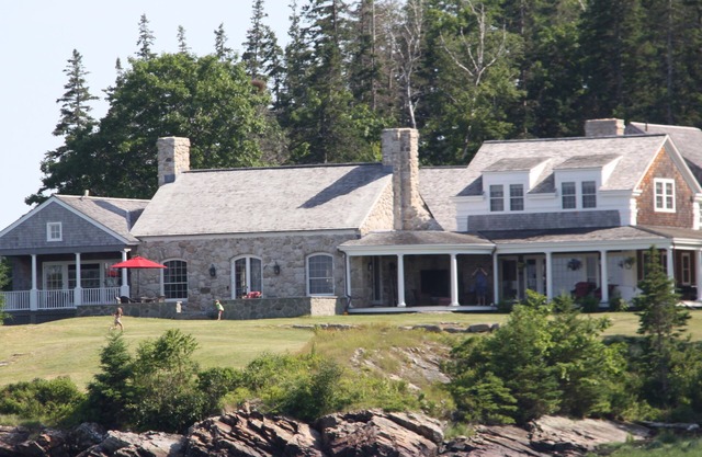 Maison de bord de mer avec des vues spectaculaires sur les îles Fox Thorofare