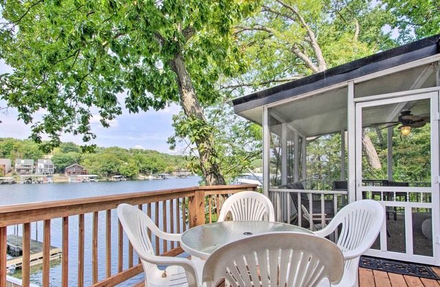 Waterfront Lake Ozark Retreat w/ Dock + View!