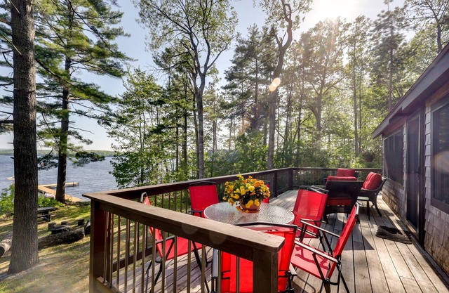 Waterfront Maine Vacation Rental w/ Private Dock