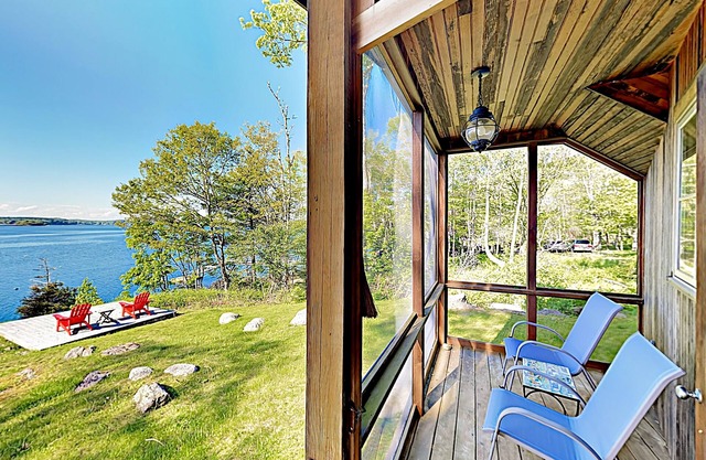Waterfront Paradise with Dock, Big Yard, Sundeck & Epic Bay Views | Near Town