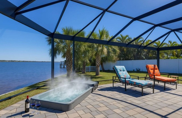 Waterfront Retreat w/Pool, Hot Tub & Dock Access