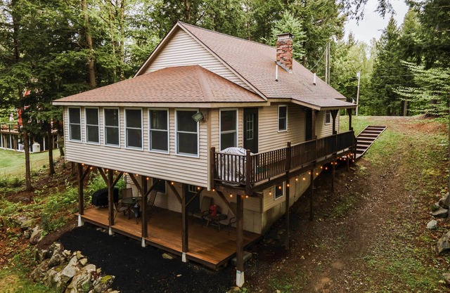 Waterfront Sebec Lake Home w/ Yard + Fire Pit