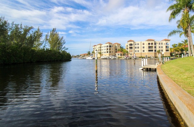 The River’s End: Gorgeous 2 BR / 2 BA waterfront condo.