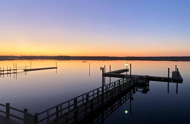 Waterfront Unit on Assateague Channel View with Floating Dock