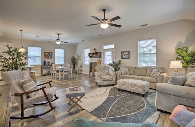 Waveland Home Near Beach: Pets Allowed!