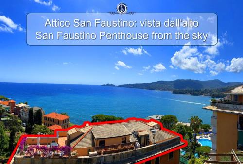 WELCOME RIVIERA - ATTICO SAN FAUSTINO 165 mq più 110 mq di terrazza- IN VILLA 700 ,VISTA MARE STREPITOSA-100 m dalla spiaggia-PARKING ESCLUSIVO