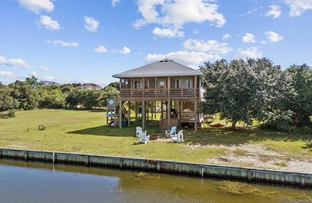 Welcome to the Cool Change Beach Cottage, Canal front 4x4 area of Carova Beach.