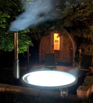 Wellness am Morgengau mit Whirlpool und Sauna