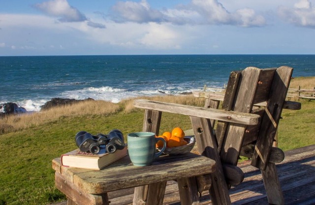 Whale Watch House: Oceanfront / Near Mendo Village / a Private Retreat