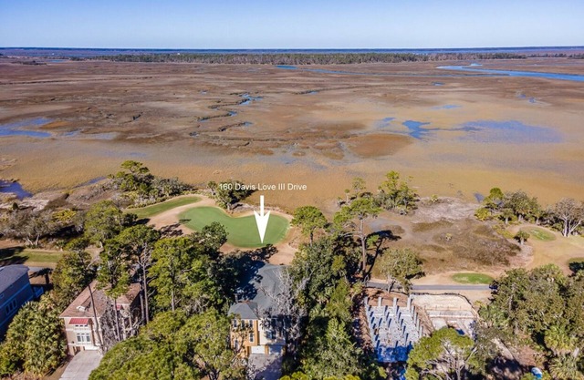“What a View!” Pet Friendly - Amazing marsh views, Golf cart included - 160 Davis Love